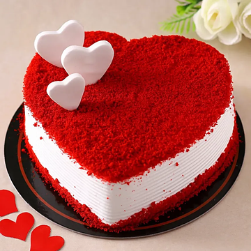 Valentine’s Heart Red Velvet Cake