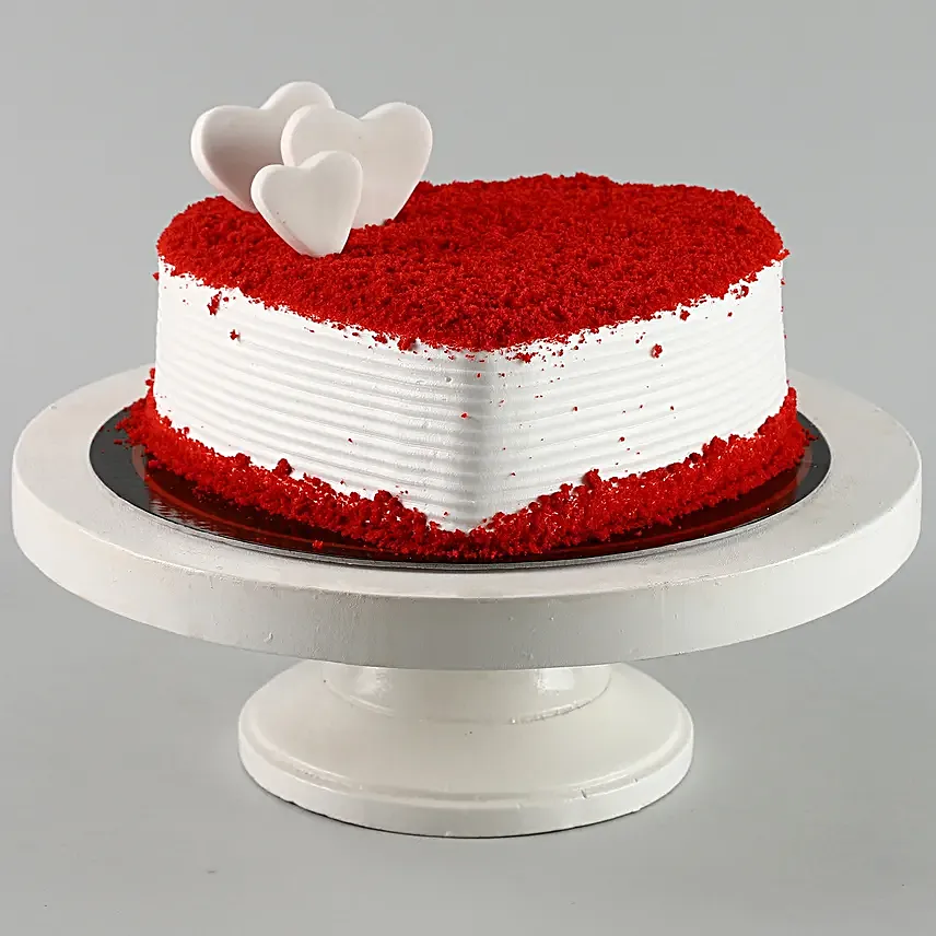 Valentine’s Heart Red Velvet Cake