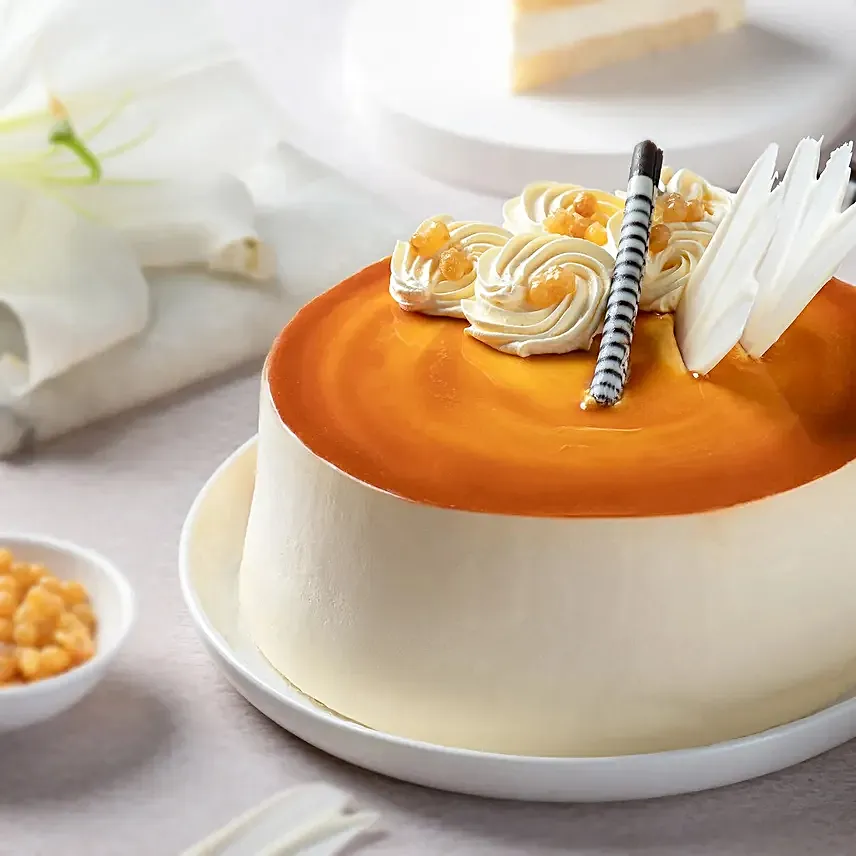Golden Glow Butterscotch Anniversary Cake
