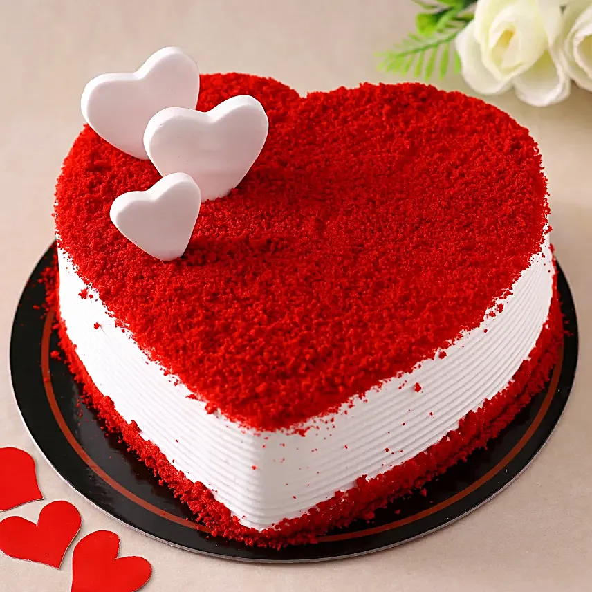 Valentine’s Heart Red Velvet Cake